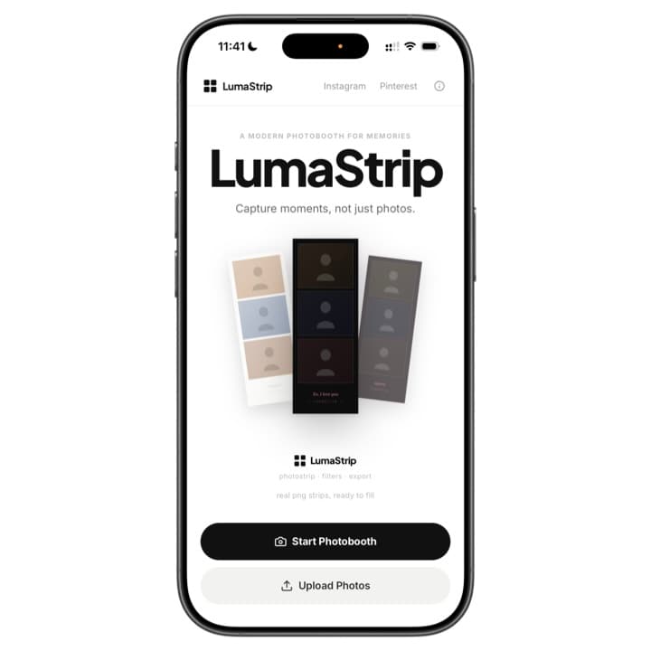 LumaStrip mobile preview